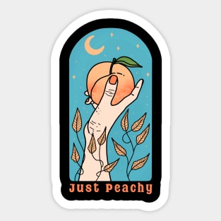 Just Peachy Sticker